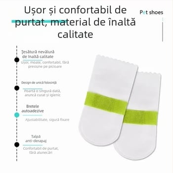 Coveruri de pantofi pentru animale de companie, de unică folosință – material nețesut, marcă Friendly, utilizare universală