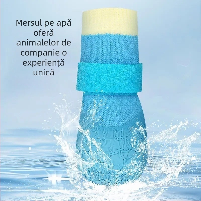 Pantofi pentru câini, din poliester respirant, sneakers durabile, stil lejer