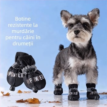 Pantofi pentru câini – impermeabili, rezistenți la murdărie, talpă moale, antiderapante, durabili