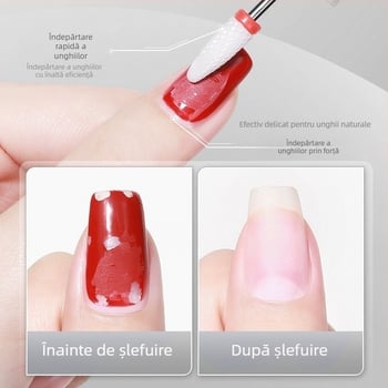 Youaolai Generation 1 polizor electric pentru unghii, all-in-one, cu 100 discuri abrazive – instrument pentru îndepărtarea și polisarea unghiilor, pentru uz casnic