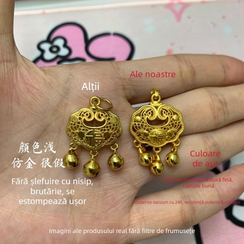 Brățară pentru femei în stil vintage, cu motive Stea și trifoi cu patru foi, placare cu aur, realizată cu tehnologia Seiko, accesorii pentru mână