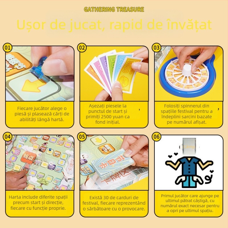 Joc de societate multiplayer Water Heroes: Provocarea celor patru anotimpuri, Aventura celor douăsprezece zodii, Joc educațional interactiv pentru familie, dezvoltare a inteligenței și coordonare mână-ochi