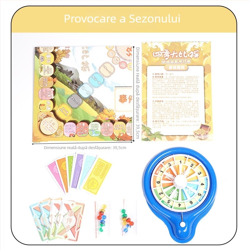Joc de societate multiplayer Water Heroes: Provocarea celor patru anotimpuri, Aventura celor douăsprezece zodii, Joc educațional interactiv pentru familie, dezvoltare a inteligenței și coordonare mână-ochi