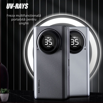 Polizor de unghii electric UV201, portabil, încărcabil, greutate netă 0,6 kg