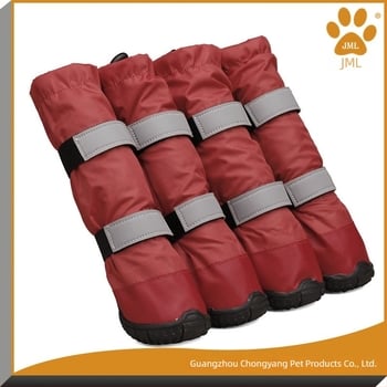 Pantofi pentru câini Camry – impermeabili, anti-derapare, rezistenți la uzură, material: țesătură din tendon de vită, pentru câini