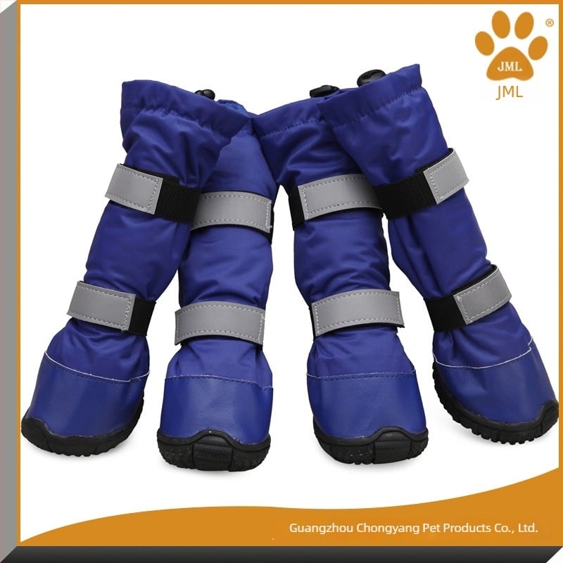 Pantofi pentru câini Camry – impermeabili, anti-derapare, rezistenți la uzură, material: țesătură din tendon de vită, pentru câini