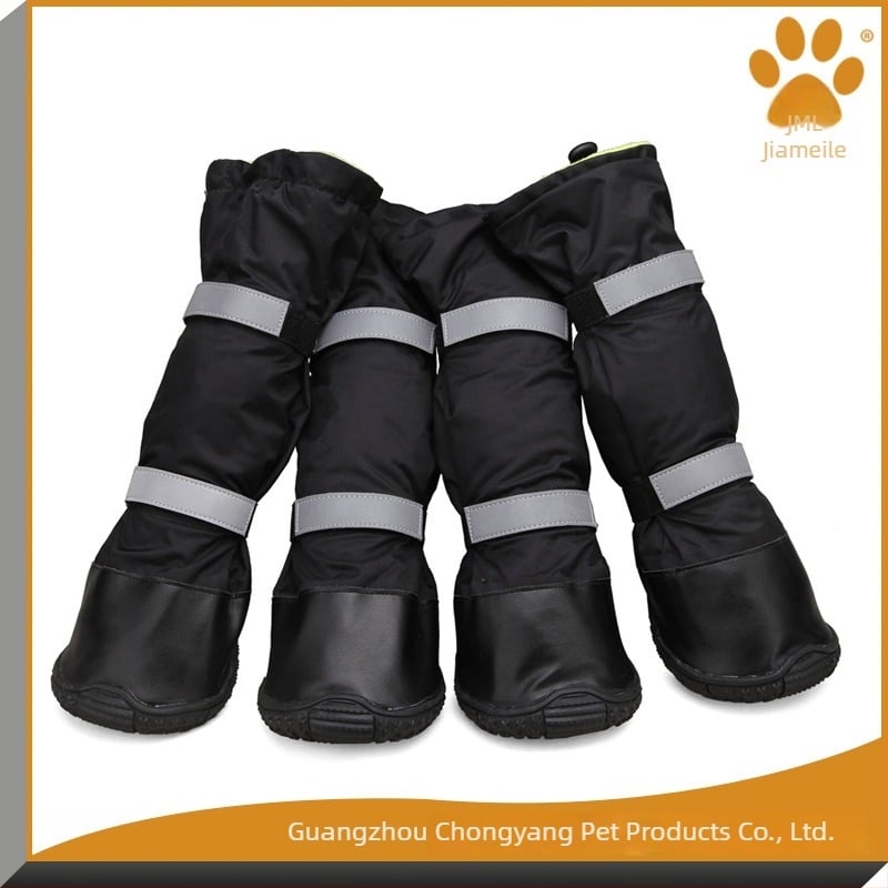 Pantofi pentru câini Camry – impermeabili, anti-derapare, rezistenți la uzură, material: țesătură din tendon de vită, pentru câini