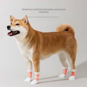 Acoperiri pentru labele câinilor de talie mică — anti-derapare, calde, rezistente la uzură, marca KABULAKA