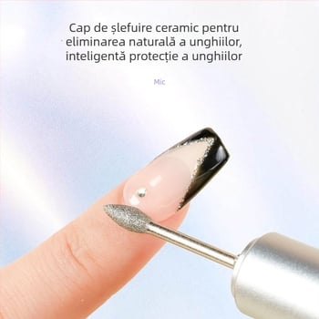 Mașină portabilă electrică pentru șlefuire și lustruire unghii, pentru manichiură profesională, model JF-607, 45000 rpm