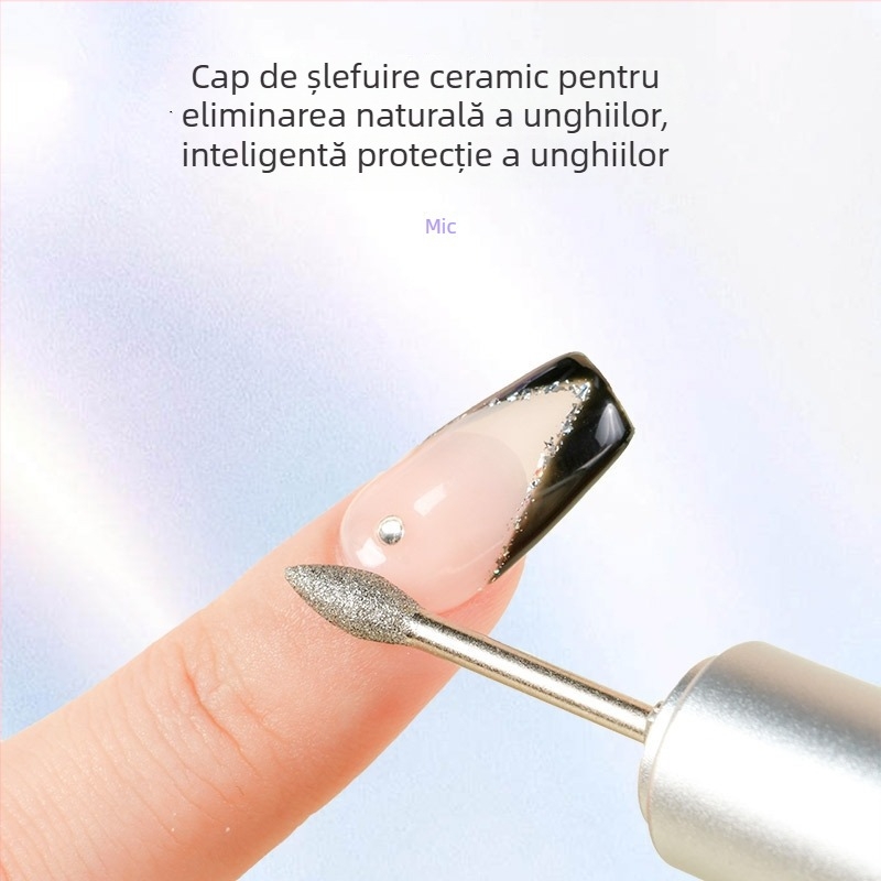 Mașină portabilă electrică pentru șlefuire și lustruire unghii, pentru manichiură profesională, model JF-607, 45000 rpm