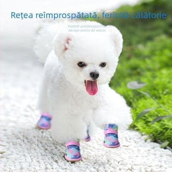 Pantofi pentru câini din cauciuc, respirabili, subțiri, mențin caldă laba, Powerful factory