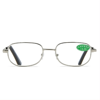 Ochelari de lectură - Ramă frameless din metal, aliaj de titan, lentile din sticlă - Primăvara 2024