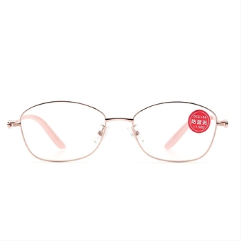 Ochelari pentru prezbiopie - Blocare a luminii albastre, Ramă completă, Ramă rotundă, Tiantian ZH803, Lentile din rășină