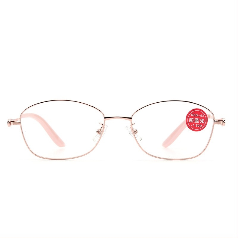 Ochelari pentru prezbiopie - Blocare a luminii albastre, Ramă completă, Ramă rotundă, Tiantian ZH803, Lentile din rășină