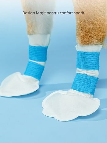 Pantofi de protecție din cauciuc termic pentru laba câinelui pentru plimbări