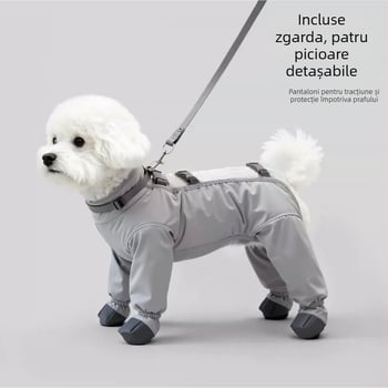 Haine pentru câini de toate dimensiunile — acoperire a burții, impermeabile, antiderapante, păstrează cald, memory tarp material