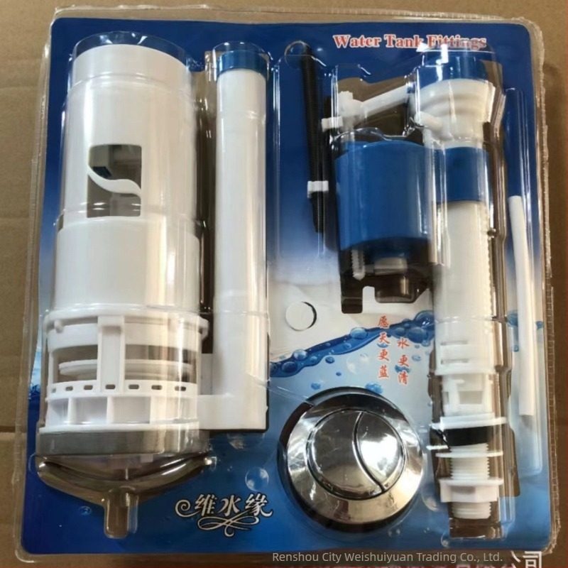 Set accesorii rezervor WC — supapă de alimentare standard, material PP, turnare prin injecție, stil modern minimalist