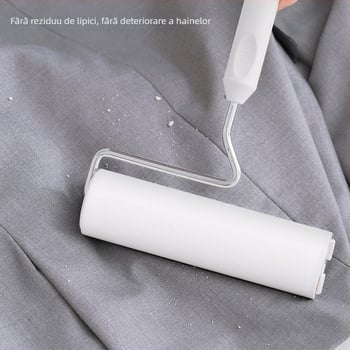 Rulou de haine cu mâner lung – rolă lipicioasă pentru păr, Alice, plastic, model NNC-16, stil modern simplu