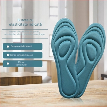 Tălpi pentru pantofi cu suport pentru arc, absorbante la transpirație și respirabile, din bumbac, talpă întreagă, unisex, potrivite pentru toate anotimpurile
