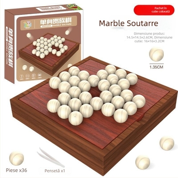 Puzzle Kongming Huarong pentru copii — Joc de masă din plastic Boni, dezvoltă gândirea logică și coordonarea mână-ochi