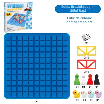 Joc de Dame pentru copii - joc de masă multiplayer, strategic și interactiv pentru familie (Material: plastic; Categorie: dame; Interacțiune părinte-copil educațional; Dezvoltare intelectuală; Vârsta 4–6 ani)