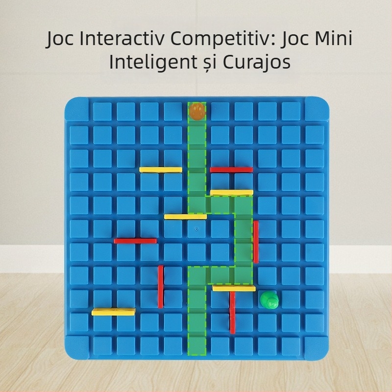Joc de Dame pentru copii - joc de masă multiplayer, strategic și interactiv pentru familie (Material: plastic; Categorie: dame; Interacțiune părinte-copil educațional; Dezvoltare intelectuală; Vârsta 4–6 ani)