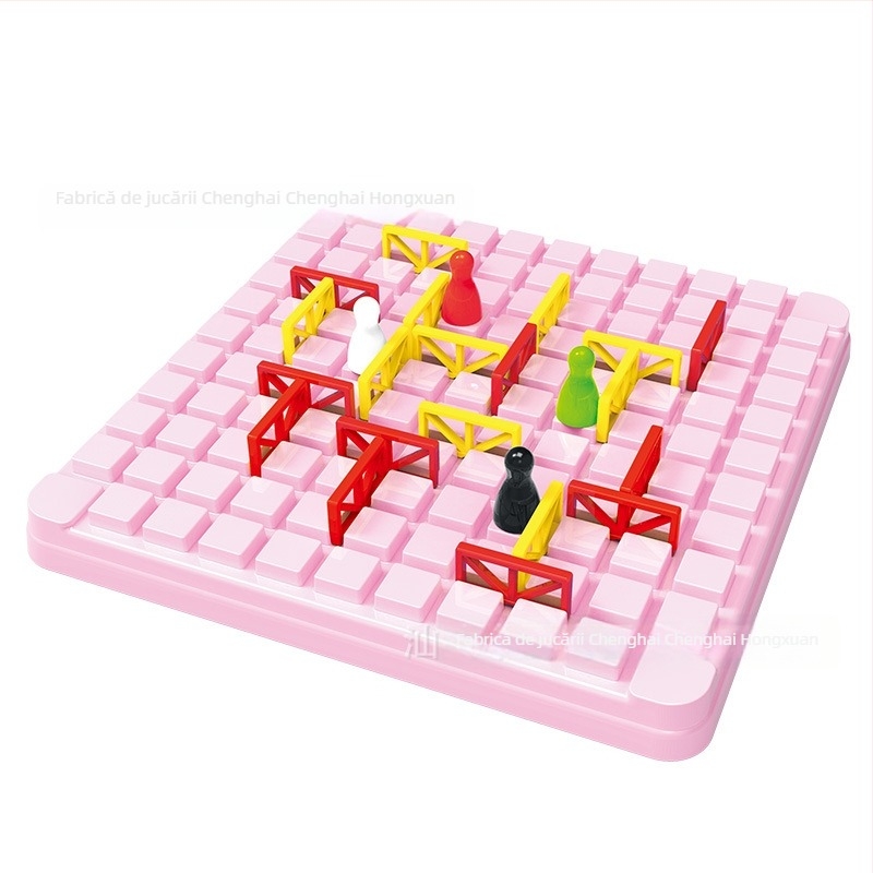 Joc de Dame pentru copii - joc de masă multiplayer, strategic și interactiv pentru familie (Material: plastic; Categorie: dame; Interacțiune părinte-copil educațional; Dezvoltare intelectuală; Vârsta 4–6 ani)