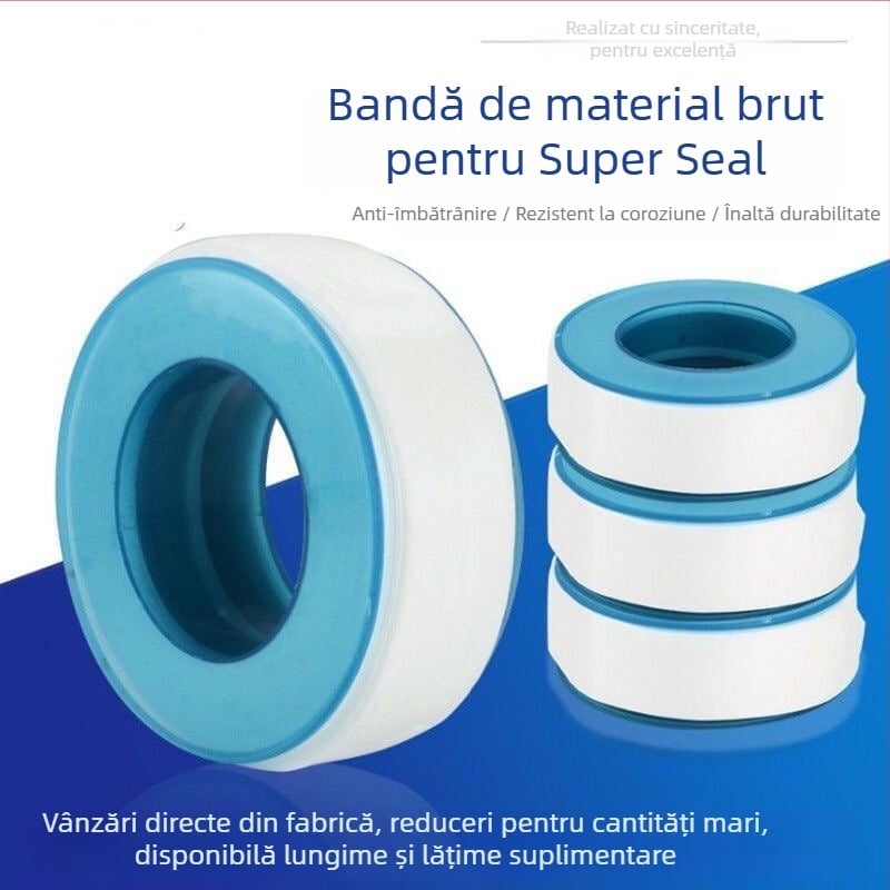 Bandă etanșă pentru robinet, îngroșată și extinsă, pentru bucătărie și baie, Cupc certificată