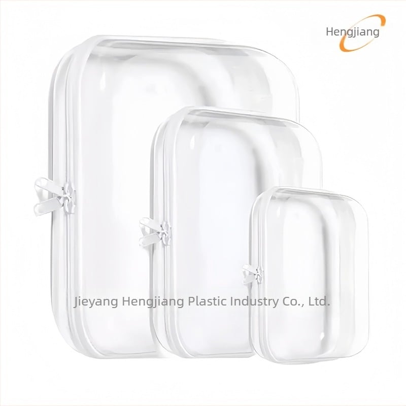 Geantă de depozitare PET pentru călătorii, modelul HJ01, organizator multifuncțional pentru machiaj, cosmetice și accesorii de toaletă