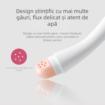 Irigator vaginal – dispozitiv de igienă perineală; Materiale: TPE/PP; Mod de utilizare: Strângeți; Origine: Zhejiang; Metodă de fabricație: Blow molding