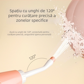 Irigator vaginal – dispozitiv de igienă perineală; Materiale: TPE/PP; Mod de utilizare: Strângeți; Origine: Zhejiang; Metodă de fabricație: Blow molding