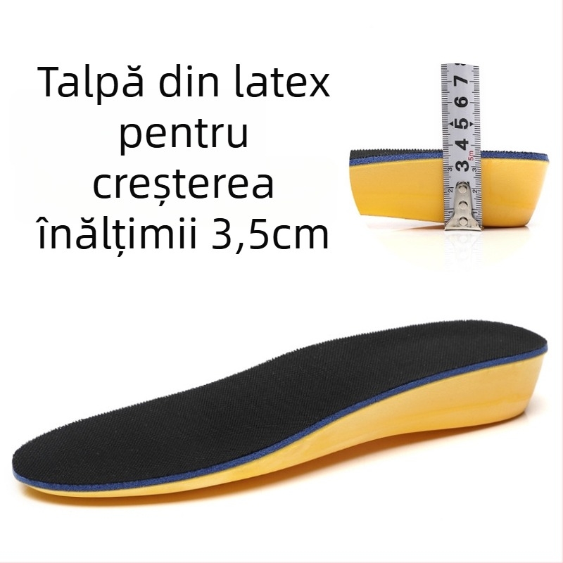 Tălpi de înălțare din plasă respirabilă – talpă completă pentru pantofi sport, piele și altele, Orenka