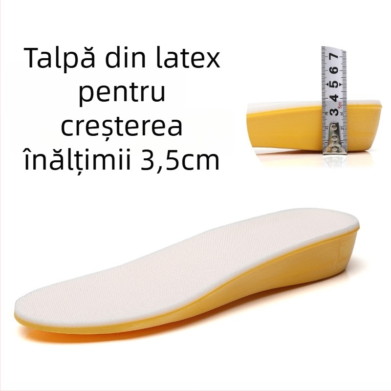 Tălpi de înălțare din plasă respirabilă – talpă completă pentru pantofi sport, piele și altele, Orenka