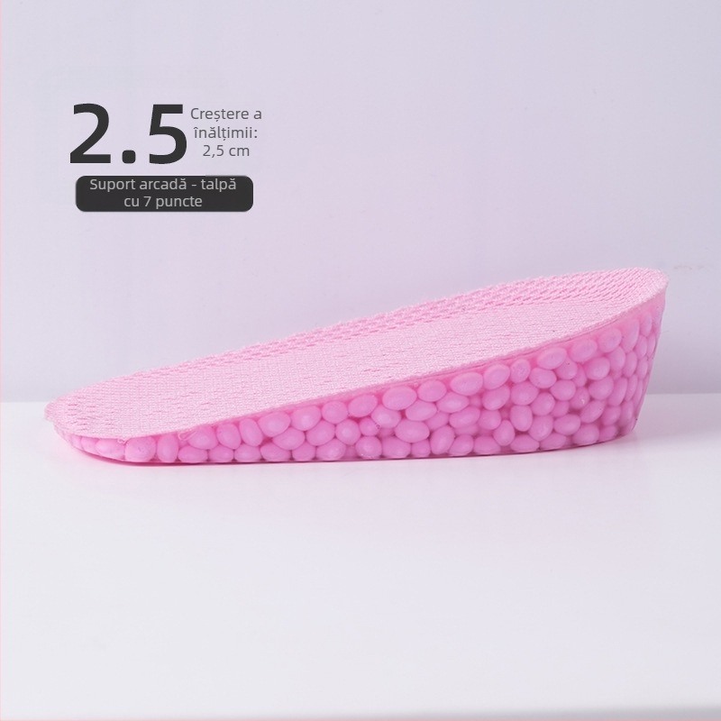 Talpă interioară de creștere a înălțimii pentru cizme, TPU, antibacteriană și deodorantă, 5 cm