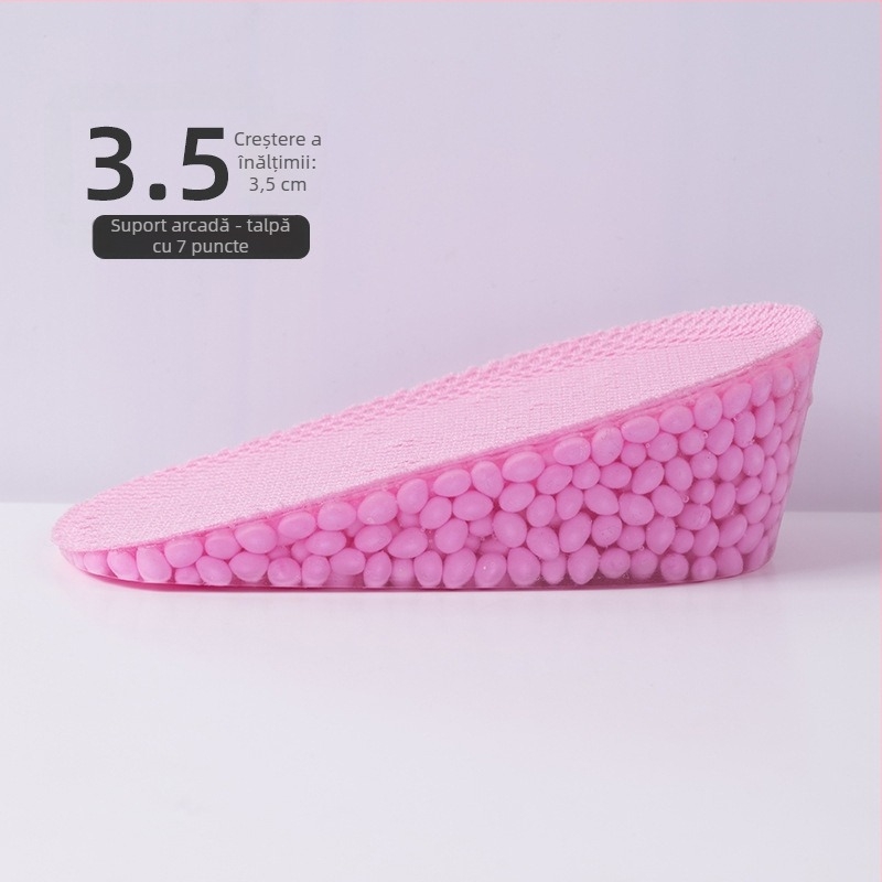 Talpă interioară de creștere a înălțimii pentru cizme, TPU, antibacteriană și deodorantă, 5 cm