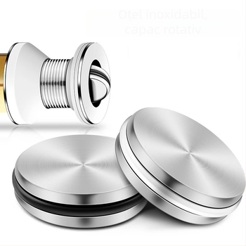 Dop pentru chiuvetă cu clapetă de etanșare – compatibilitate universală, stil modern minimalist, brand Friendly