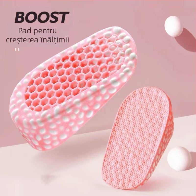 Talpă intermediară pentru creșterea înălțimii pentru sneakers, bocanci și altele | Material PU | Unisex | modele 1.5, 2.5, 3.5