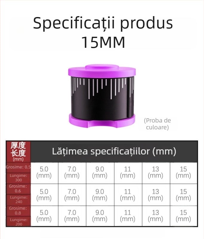 Rola de foi de plumb pentru accesorii de pescuit – plumb electrolitic ecologic, marcă Thousand Hands, etichetă privată disponibilă