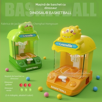 Joc Mini de baschet pe masă – jucărie din plastic cu mecanism de ejectare, dezvoltă coordonarea mână-ochi, pentru copii 4–6 ani