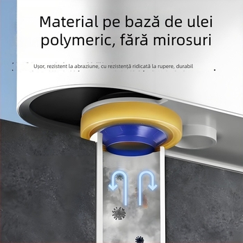 Inel de etanșare pentru flanșa WC, garnitură din cauciuc îngroșată, material butter glue, anti-odor, anti-scurgere, accesor universal pentru canalizarea scaunului de toaletă