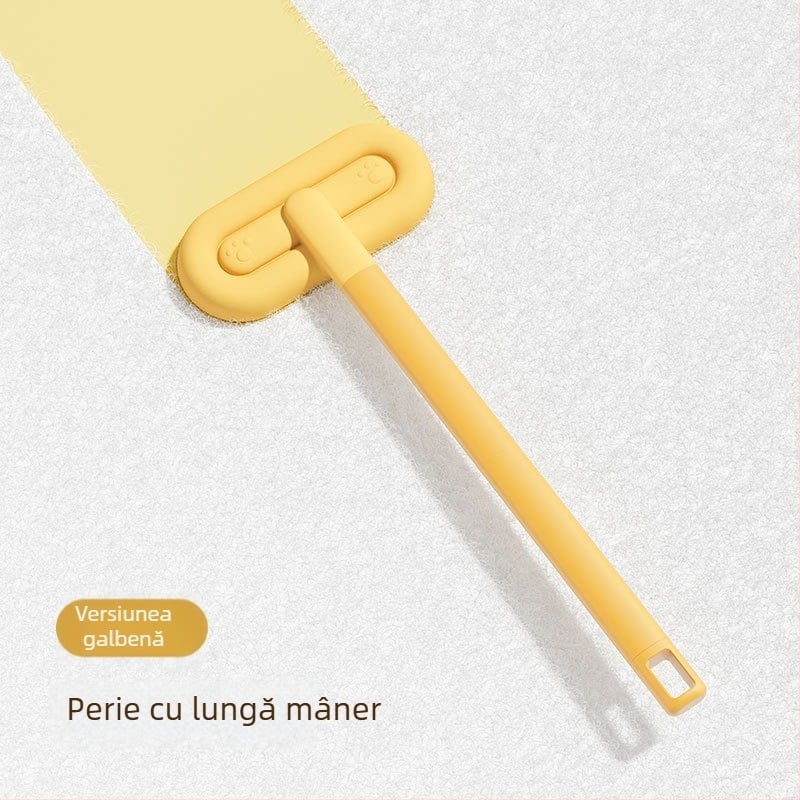 Îndepărtător de păr pentru animale de companie, material ABS, pieptene curbat, potrivit pentru pisici cu păr lung