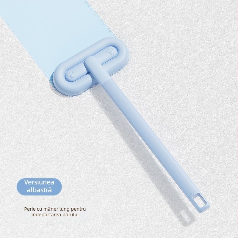 Îndepărtător de păr pentru animale de companie, material ABS, pieptene curbat, potrivit pentru pisici cu păr lung