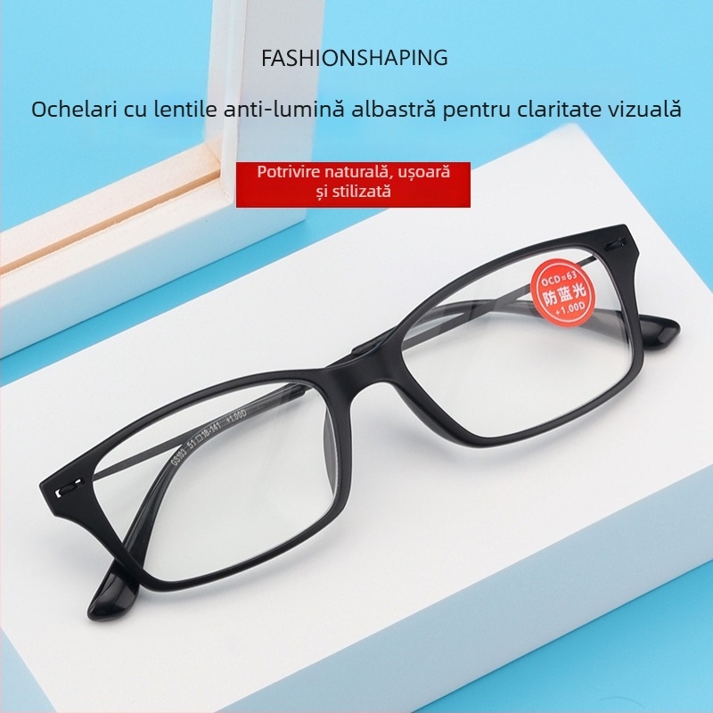 Ochelari pentru prezbiopie GS103, ramă TR90, lentile din rășină, anti-lumină albastră