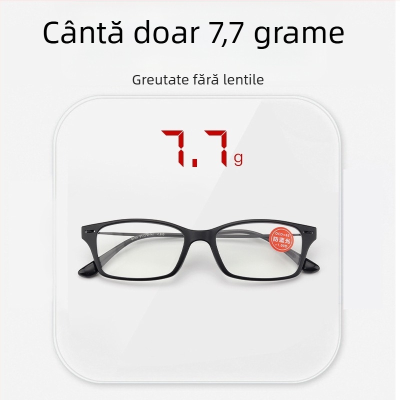 Ochelari pentru prezbiopie GS103, ramă TR90, lentile din rășină, anti-lumină albastră