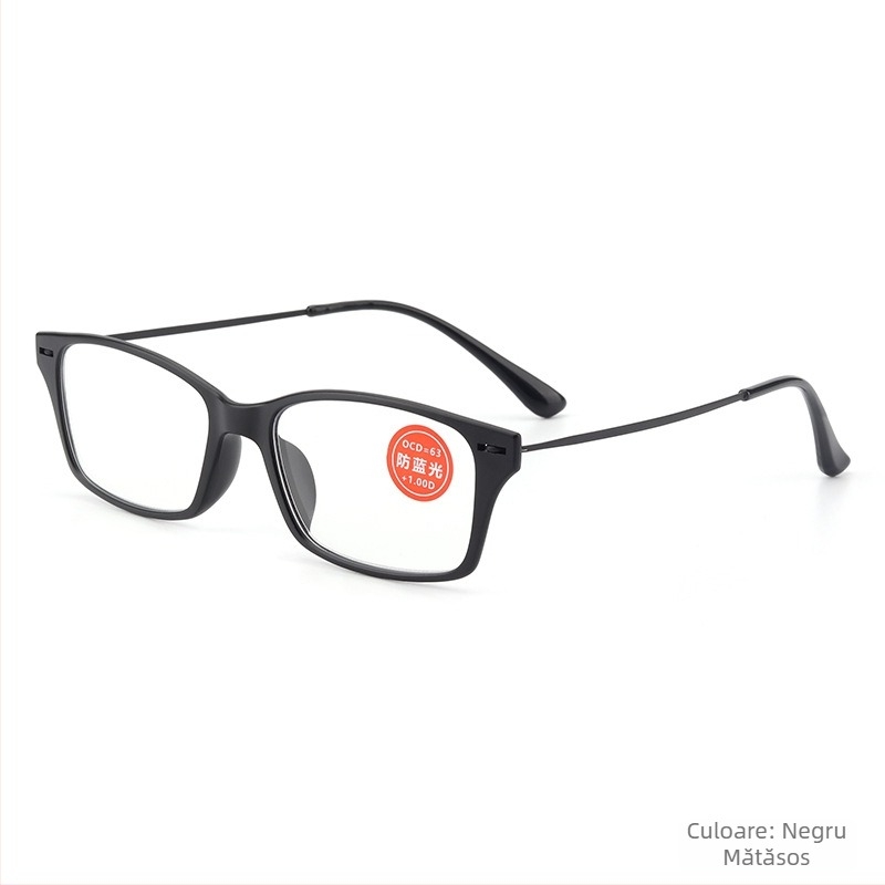 Ochelari pentru prezbiopie GS103, ramă TR90, lentile din rășină, anti-lumină albastră
