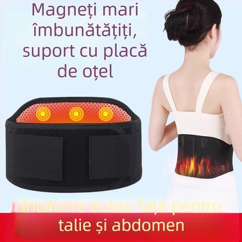 Centură de talie autoîncălzitoare cu turmalin pentru hernie de disc, protecție magnetică pentru talie, pentru sport