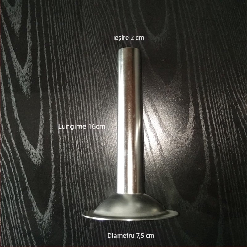 Mașină de tocat carne manuală pentru uz casnic și umplere de cârnați cu duză din oțel inoxidabil și conductă de umplere din plastic