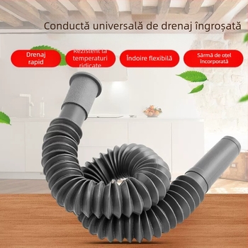 Capac pentru conducta de scurgere a chiuvetei - ABS, stil modern, utilizare generală