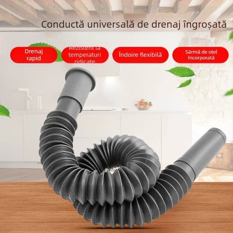 Capac pentru conducta de scurgere a chiuvetei - ABS, stil modern, utilizare generală