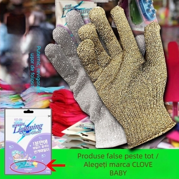 Mănușă de baie cu cinci degete – exfoliant din poliester, pentru corp și spate, potrivită pentru copii